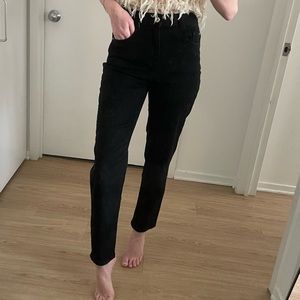 Zara - black straight legged denim